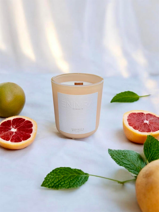 Grapefruit & Mint Leaves